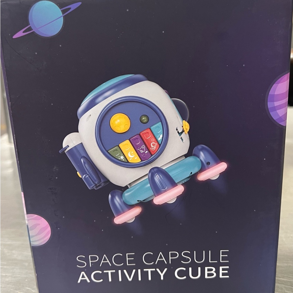 Space Capsule Activity Cube - Blue Musical Toy - Picture 5 of 9